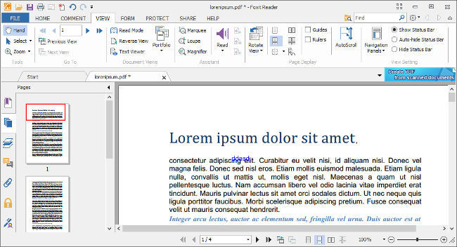 تصویر محیط برنامه