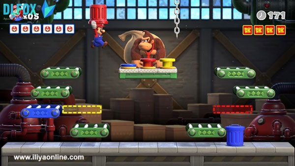 تصویر نبرد Mario با Donkey Kong