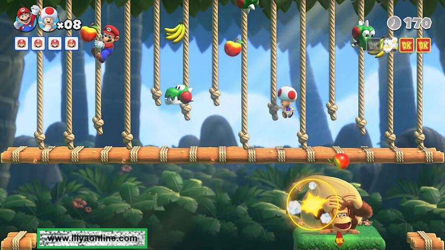 محیط بازی Mario vs Donkey Kong